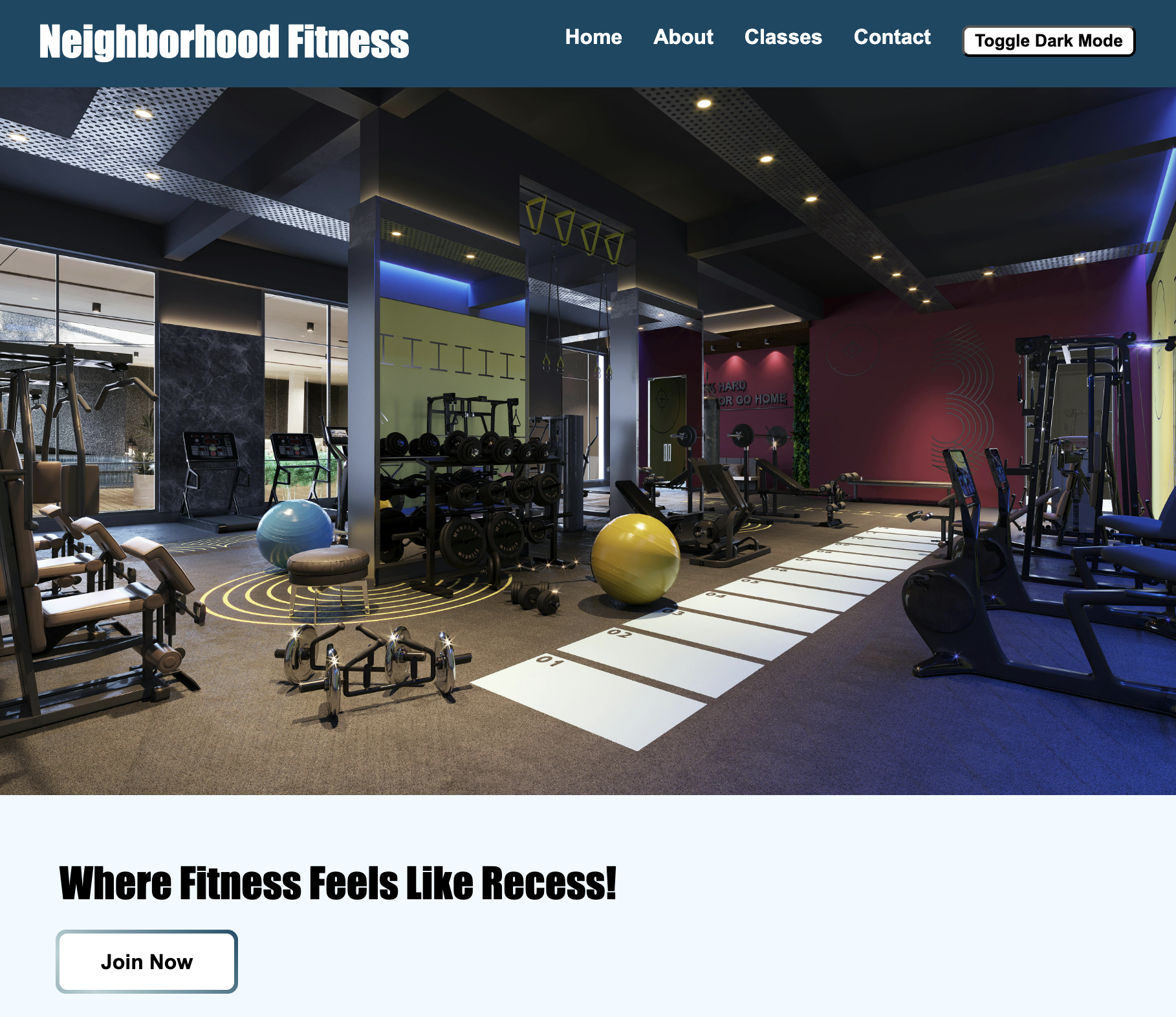 Local Gym Project